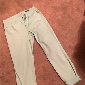Mint green pants- skinny leg